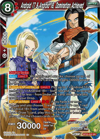 Android 17 &amp; Android 18, Domination Achieved (BT23-022) [Perfect Combination] 