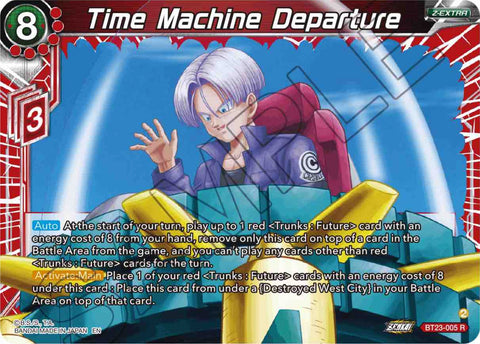 Time Machine Departure (BT23-005) [Perfect Combination] 