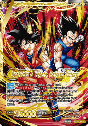 SS Vegito // Son Goku &amp; Vegeta, Path to Victory (Giant Card) (BT20-084) [Oversized Cards] 