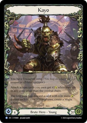 Kayo, Armed and Dangerous [KYO001] (Heavy Hitters Kayo Blitz Deck) Rainbow Foil 