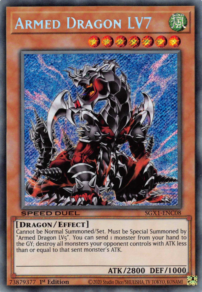 Armed Dragon LV7 [SGX1-ENC08] Secret Rare 