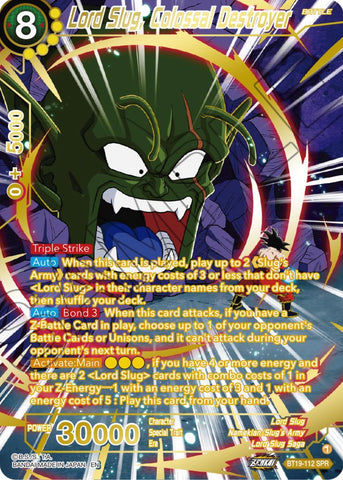 Lord Slug, Colossal Destroyer (SPR) (BT19-112) [Fighter's Ambition] 