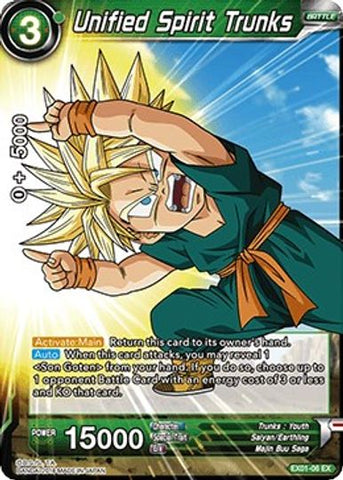 Unified Spirit Trunks (EX01-06) [Mighty Heroes] 