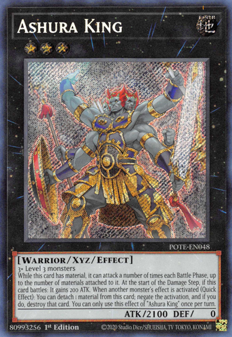 Ashura King [POTE-EN048] Secret Rare 