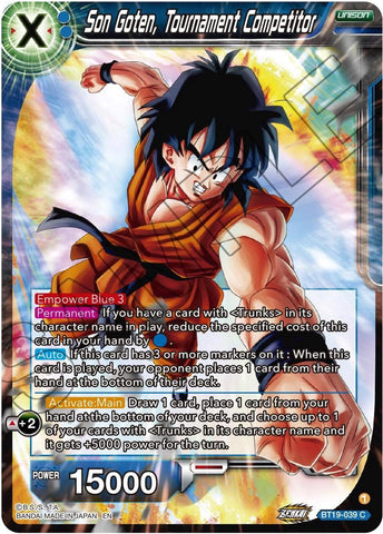 Son Goten, Tournament Competitor (BT19-039) [Fighter's Ambition] 