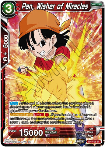 Pan, Wisher of Miracles (SD17-05) [Dawn of the Z-Legends] 