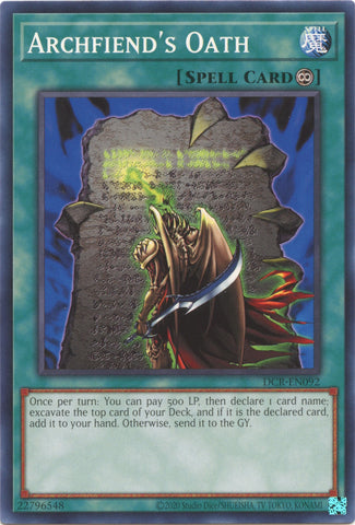 Archfiend's Oath (25th Anniversary) [DCR-EN092] Common 