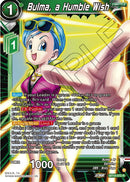Bulma, a Humble Wish (BT19-072) [Fighter's Ambition] 
