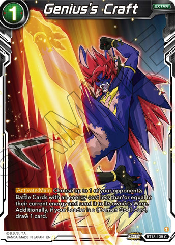 Genius's Craft (BT18-139) [Dawn of the Z-Legends] 