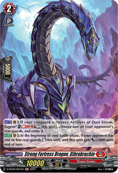 Strong Fortress Dragon, Gibrabrachio (D-BT02/H01EN) [A Brush with the Legends]