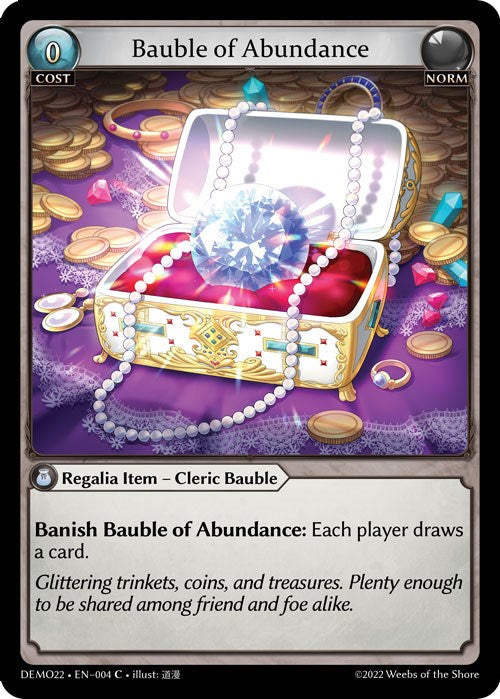 Bauble of Abundance (004) [2022 Demo Deck] 