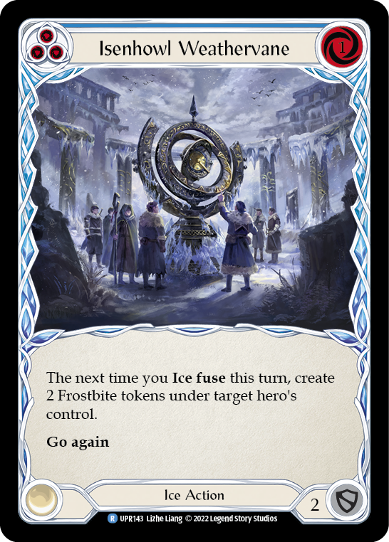 Isenhowl Weathervane (Blue) [UPR143] (Uprising) Rainbow Foil 