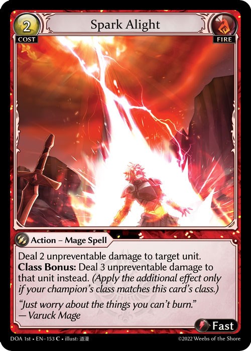 Spark Alight (153) [Dawn of Ashes: 1st Edition] 