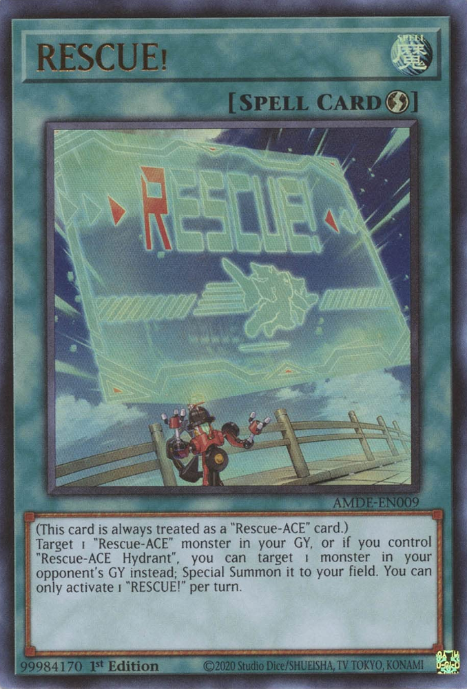 RESCUE! [AMDE-EN009] Ultra Rare 