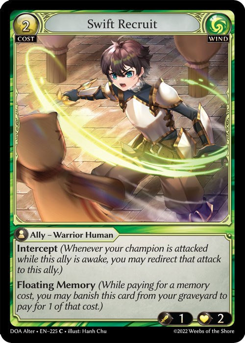 Swift Recruit (225) [Dawn of Ashes: Alter Edition] 