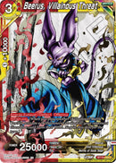 Beerus, Villainous Threat (BT19-143) [Fighter's Ambition] 