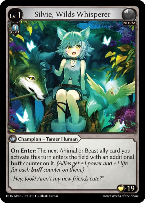 Silvie, Wilds Whisperer (010) [Dawn of Ashes: Alter Edition] 
