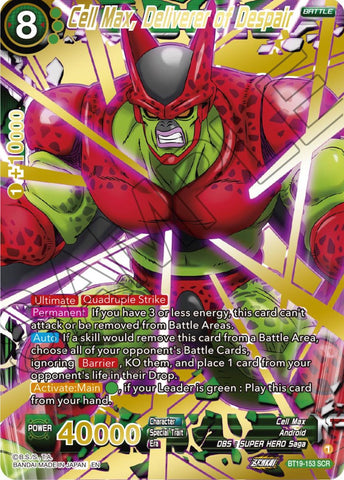 Cell Max, Deliverer of Despair (BT19-153) [Fighter's Ambition] 