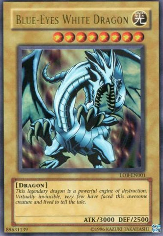 Blue-Eyes White Dragon [LOB-EN001] Ultra Rare 
