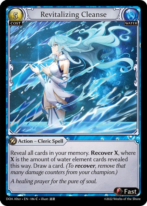 Revitalizing Cleanse (186) [Dawn of Ashes: Alter Edition] 