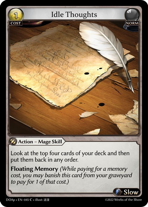 Idle Thoughts (045) [Dawn of Ashes: Prelude] 