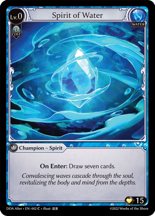Spirit of Water (002) [Dawn of Ashes: Alter Edition] 