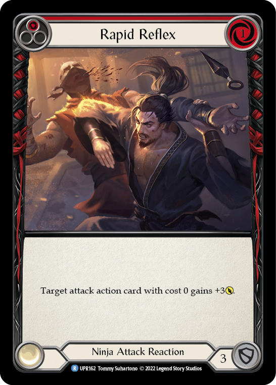 Rapid Reflex (Red) [UPR162] (Uprising) Rainbow Foil 