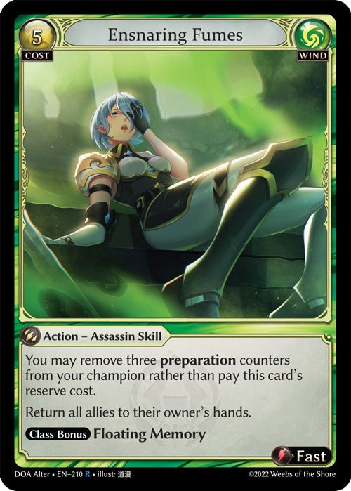 Ensnaring Fumes (210) [Dawn of Ashes: Alter Edition] 