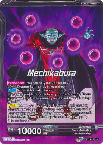 Mechikabura // Dark King Mechikabura, Restored to the Throne (BT13-122) [Supreme Rivalry Prerelease Promos] 