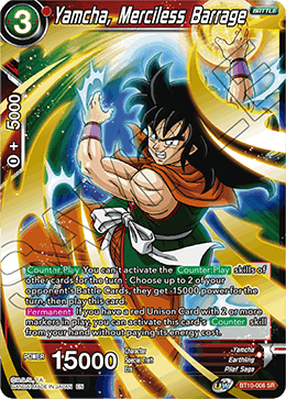 Yamcha, Merciless Barrage (BT10-008) [Cross Spirits] 