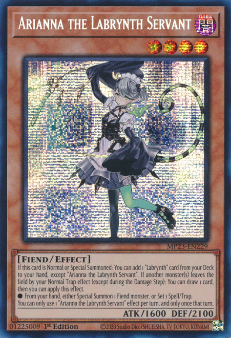 Arianna the Labrynth Servant [MP23-EN229] Prismatic Secret Rare 