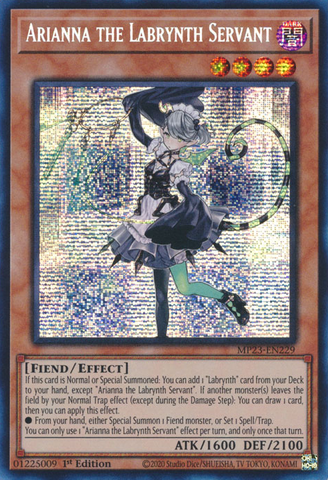 Arianna the Labrynth Servant [MP23-EN229] Prismatic Secret Rare 