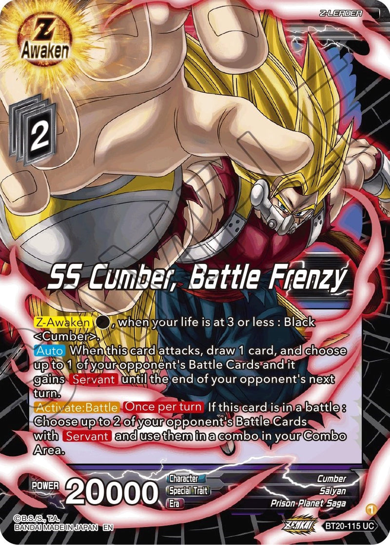 SS Cumber, Battle Frenzy (BT20-115) [Power Absorbed]