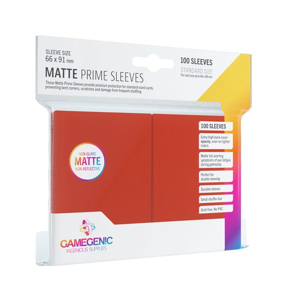Gamegenic - Matte Prime Sleeves (100)