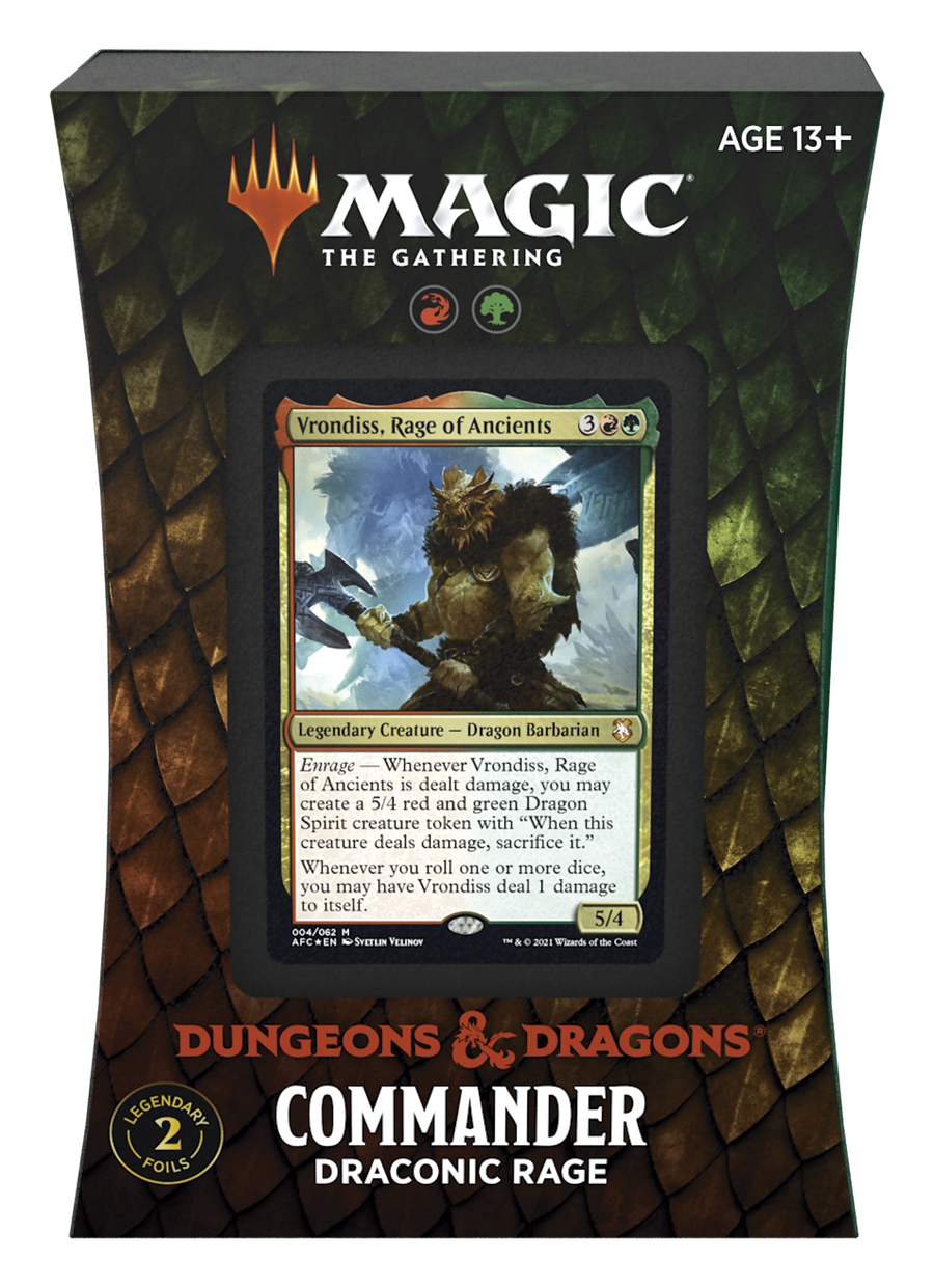 Magic - Dungeons And Dragons: Forgotten Realms - Commander Deck - Draconic Rage