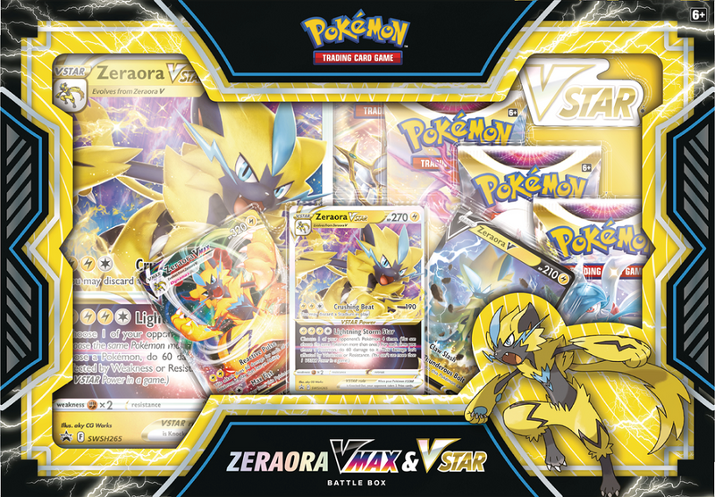 Pokemon - Zeraora Vmax And VSTAR - Battle Box