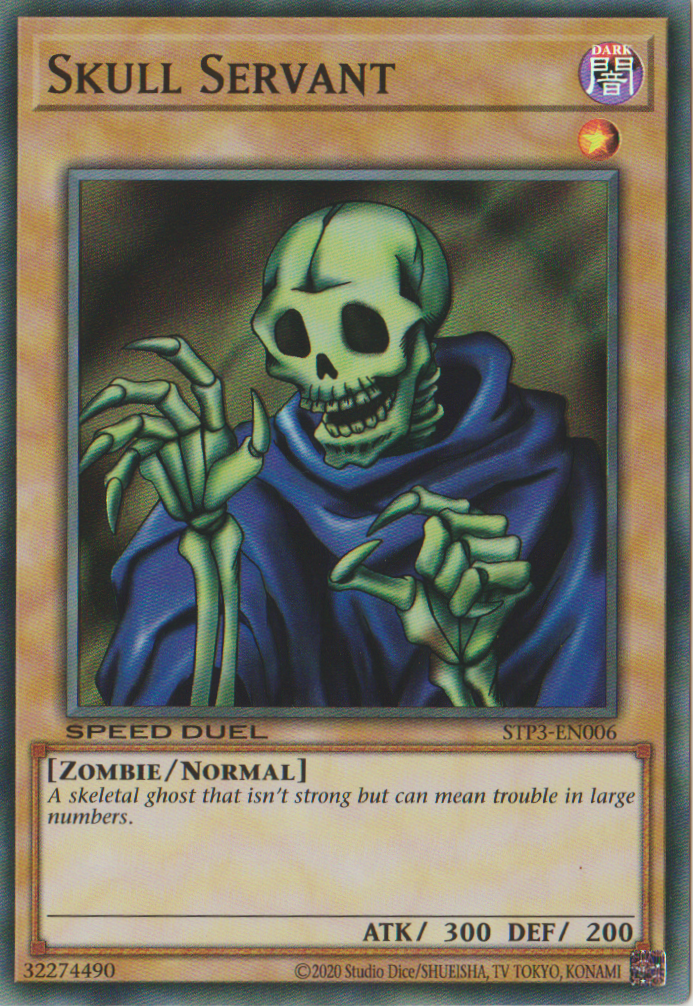 Skull Servant [STP3-EN006] Super Rare