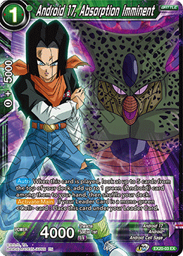 Android 17, Imminent Absorption (EX20-03) [Ultimate Deck 2022] 