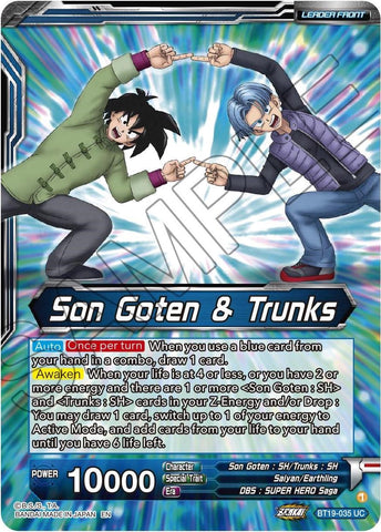 Son Goten &amp; Trunks // Gotenks, Fusion Hiccup (BT19-035) [Fighter's Ambition] 