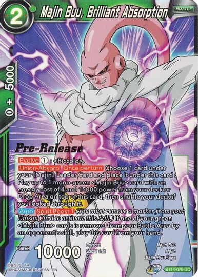 Majin Buu, Brilliant Absorption (BT14-079) [Cross Spirits Prerelease Promos]