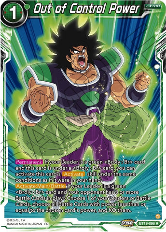 Out of Control Power (BT19-096) [Fighter's Ambition] 