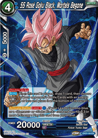SS Rose Goku Black, Mortals Begone (EX21-04) [5th Anniversary Set] 