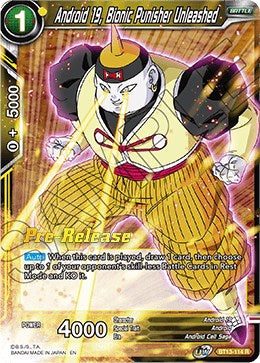 Android 19, Bionic Punisher Unleashed (BT13-114) [Supreme Rivalry Prerelease Promos] 