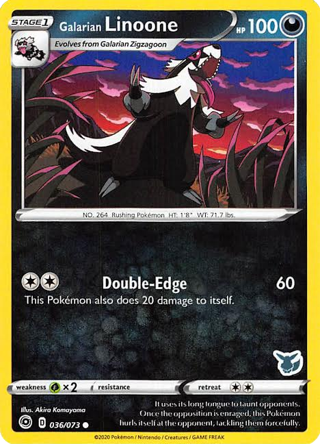 Galarian Linoone (036/073) (Eevee Deck) [Battle Academy 2022]