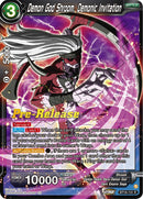 Demon God Shroom, Demonic Invitation (BT18-131) [Dawn of the Z-Legends Prerelease Promos] 