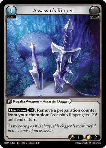Assassin's Ripper (020) [Dawn of Ashes: Alter Edition] 