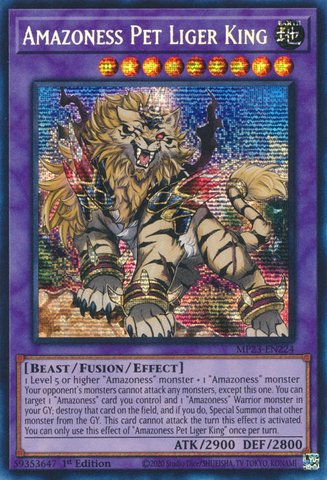 Amazoness Pet Liger King [MP23-EN224] Prismatic Secret Rare 