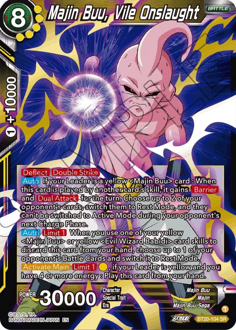 Majin Buu, Vile Onslaught (BT20-104) [Power Absorbed]