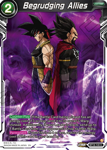 Begrudging Allies (BT18-140) [Dawn of the Z-Legends] 