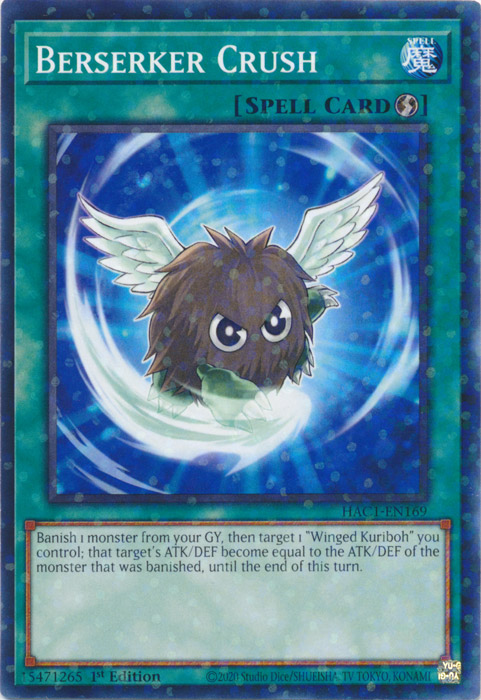 Berserker Crush (Duel Terminal) [HAC1-EN169] Common 